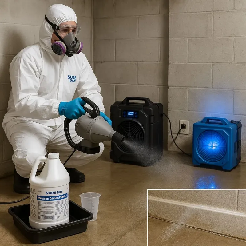 Sanitization and Odor Removal process in Girard, IL